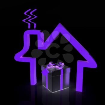 House icon and gifts