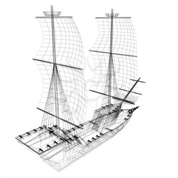 3d model ship
