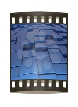 Abstract urban background (close-up). The film strip