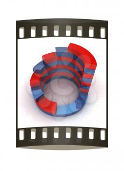 Abstract structure. The film strip