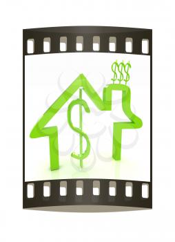 Household Expenditure icon. The film strip