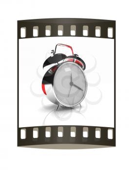 alarm clock. The film strip