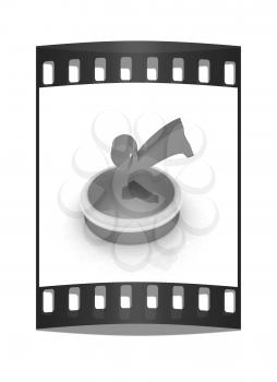 great choice concept on a white background. The film strip