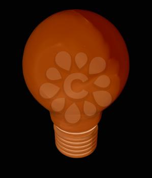 3d bulb icon