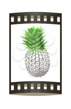 Abstract metall pineapple