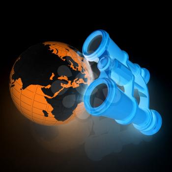 binocular around earth
