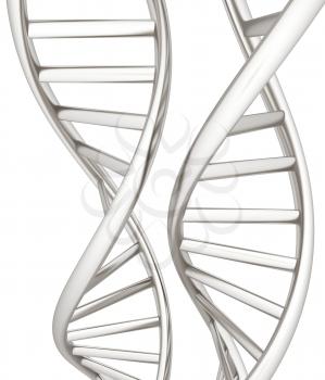 DNA structure model. 3d illustration