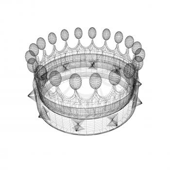 Crown. 3D illustration