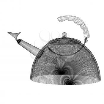 Teapot concept. 3d illustration