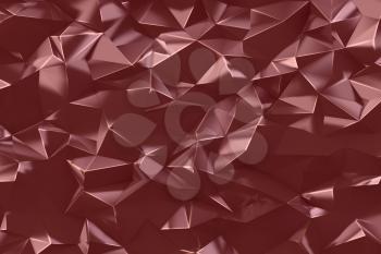 Abstract low poly triangles. Geometric background. Graphic design element for scrapbooking, web site backdrop, flyer, poste, book. Origami style ornament texture. 3d illustration