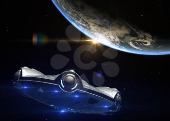 UFO headed toward Earth