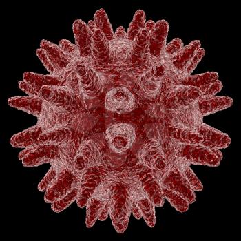 Abstract virus or microbe