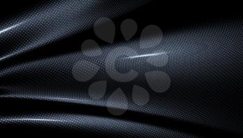 Carbone fiber background. 3D illustration