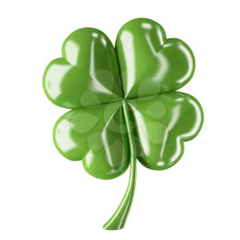 3d shiny leaf clover for your St.Patrick's Day design
