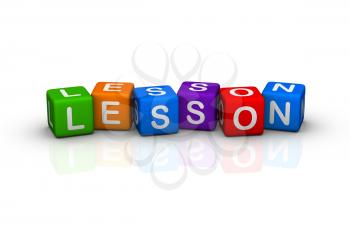 lesson (buzzword colorful cubes series)