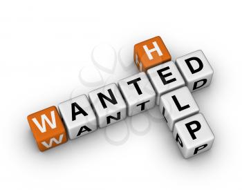 Help Wanted crossword sign
