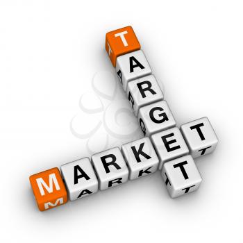 target market crossword symbol