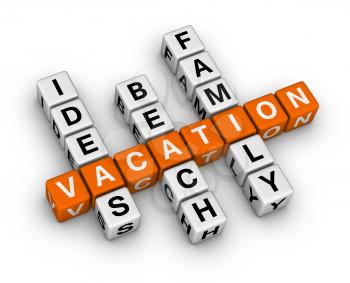 ideas beach family vacation crossword