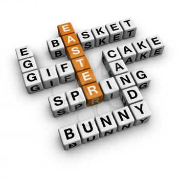 easter  (3D crossword orange series)