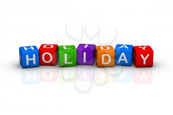 holiday (colorful buzzword cubes series)