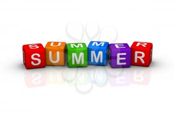 summer  (buzzword cubes series)