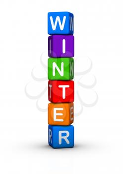 winter (colorful buzzword series)