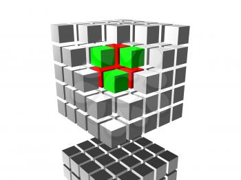 Image. 3d cube 05