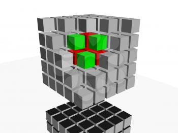 Image. 3d cube 06