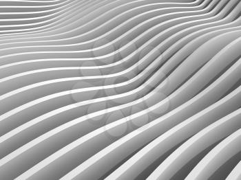 Abstract monochrome 3d wave background