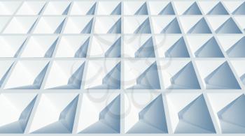 Abstract 3d architecture background. Blue square cellular surface