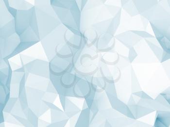 Abstract blue digital 3d polygonal surface background texture