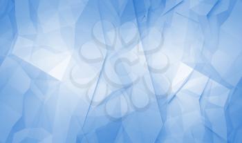 Abstract blue digital 3d polygonal surface background pattern