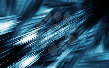 Abstract dark blue digital blurred background, 3d illustration