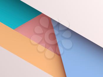 Abstract colorful polygonal background, computer graphic pattern useful as a wallpaper. 3d render illustration