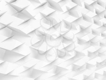 Abstract white background pattern, double exposure. 3d render illustration