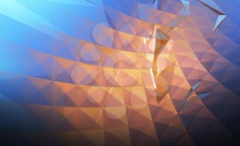 Abstract colorful illustration background with polygonal surface