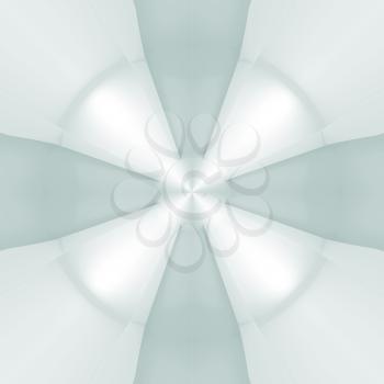 Abstract light blue propulsion background pattern. 3d illustration
