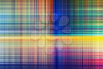 Abstract colorful digital background with blurred stripes intersections, wallpaper pattern