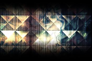 Abstract dark grungy background texture, colorful cg pattern