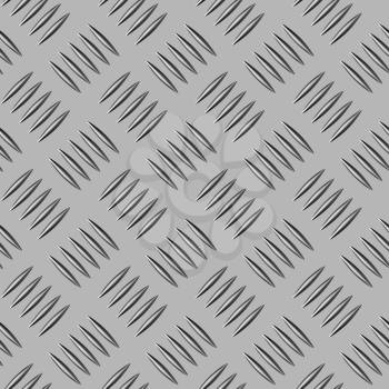 Abstract industrial construction steel floor and metal flooring industrial illustration: industrial steel flooring seamless texture background illustration