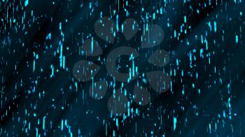 Abstract blue rain or snowfall background
