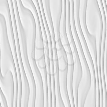 Shiny bright soft abstract white background with smooth lines for various design artworks, business cards, banners and graphic, 3d illustration, closeup