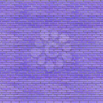 Blue bricks wall seamless texture - abstract industrial seamless background of old blue aged grunge brick wall for various design artworks, banners and graphic, 3d illustration