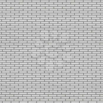 Gray brick wall seamless texture - abstract industrial seamless background of gray  brick wall for various design artworks, banners and graphic, 3d illustration