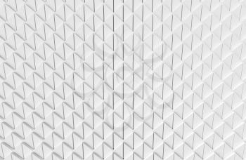 Abstract geometric white texture background with light and shadows perspective view. 3D illustration can be used in design and website background