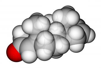 Androstadienone, a strong male-produced pheromone. Molecular structure