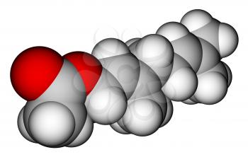 Geranyl acetate, a compound with fruity rose aroma