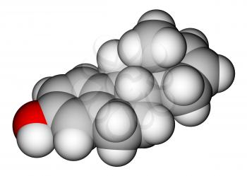 Estratetraenol, a strong female-produced pheromone. Molecular structure