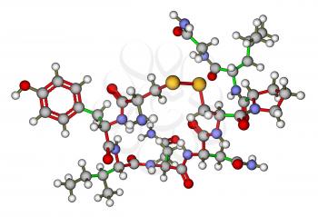 Oxytocin love hormone molecular structure