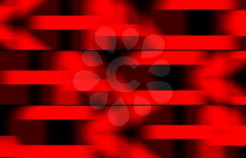 Horizontal red blurred lines illustration background